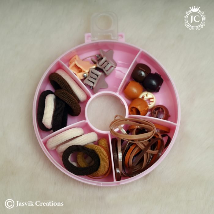 63 Donut Shape Kid Hair Accossries ( Dark Shade )-JCHB063 -70 (4)