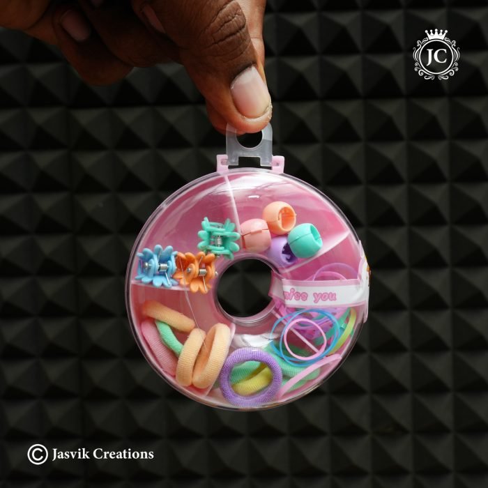 64 Donut Shape Kid Hair Accossries ( Multi Colour)-JCHB064-70 (2) 64 Donut Shape Kid Hair Accossries ( Multi Colour)-JCHB064-70 (2)