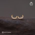 651 AD Moon Side Ear Rings-JCER651 - 99 (1)