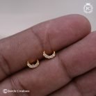 651 AD Moon Side Ear Rings-JCER651 - 99 (2)