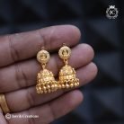 663 Forming-Real-Gold-Look-Lakshmi-Jhumka- JCER663--299