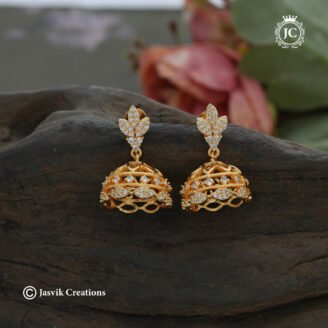 704 Microplated Diamond Replica Jhumka-JCER 704 – 350 (2)