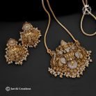 828 Premium Exclusive Big Size Nakshi Lakshmi dollar chain-JCCH828 30 2599 (3)