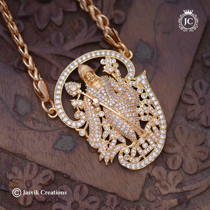 835 Big Size Ohm Murugar Ad Dollar Chain-JCCH835 1099 1199 (2)