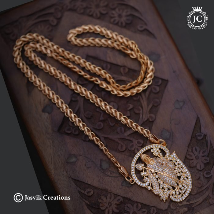 835 Big Size Ohm Murugar Ad Dollar Chain-JCCH835 1099 1199 (3)