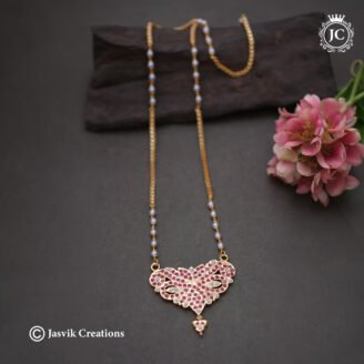 Impon Rani Pink Dollar with Chain - JCCH836