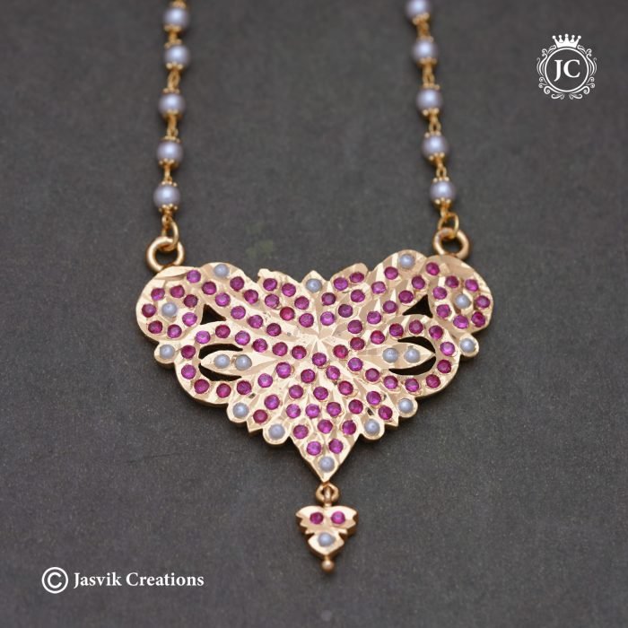 836 Impon Rani Pink Dollar with Chain-JCCH836 - 1099 1199 (3) 836 Impon Rani Pink Dollar with Chain-JCCH836 - 1099 1199 (3)