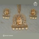 847 microplated Radha Krishna AD Dollar with Thick 30 Inch Chain -JCCH847 - 1299 (3)