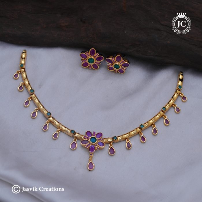 946 Kemp Kante Stylke Flower NEcklace-JCNL946 - 699 (2)