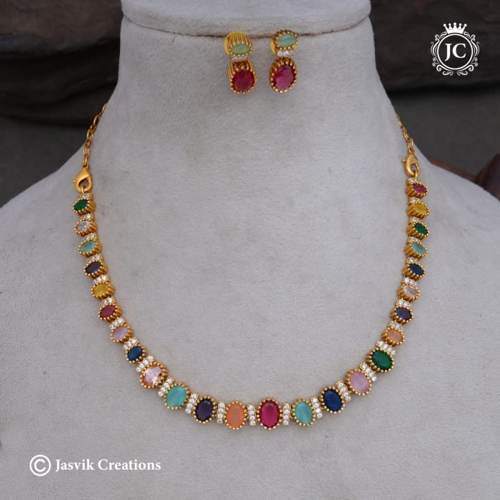 956 Premium Multi Stone NEcklace -JCNL956 -750 (2) 956 Premium Multi Stone NEcklace -JCNL956 -750 (2)