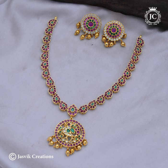 960 Real Kemp Peacock Necklace -JCNL960 -1099 960 Real Kemp Peacock Necklace -JCNL960 -1099