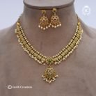 962 Vintage Look Traditional Attikai Necklace-JCNL962 - 750 (3)