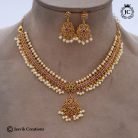 963 Vintage Look Traditional Attikai Necklace-JCNL963 - 750 (4)