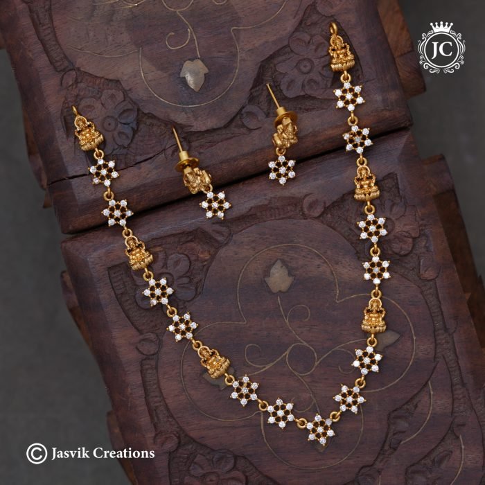 965 Budget Friendly AD with LAkshmi Necklace- JCNL965 - 450 (1) 965 Budget Friendly AD with LAkshmi Necklace- JCNL965 - 450 (1)