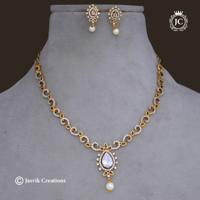 968 Diamond Replica AD Necklace- JCNL968 -650 (5)
