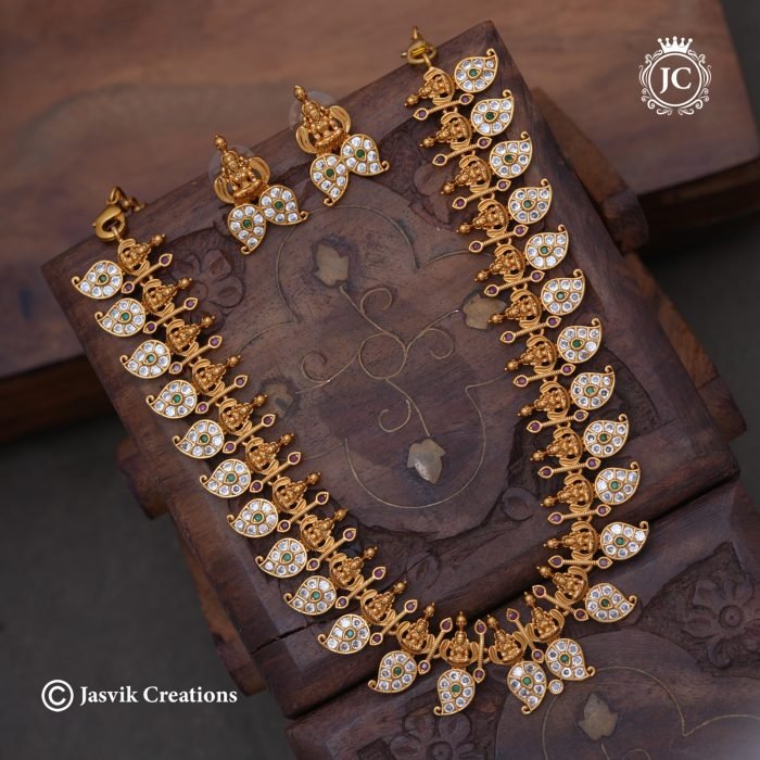 972 Premium Lakshmi with Manga NEcklace- JCNL972- 850 (3) 972 Premium Lakshmi with Manga NEcklace- JCNL972- 850 (3)