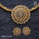 981 Diamond look Atique Finish Hasle with Pendent- JCNL981 -550 (3)