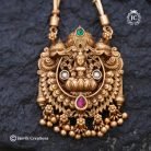 982 Matte Finish Budget friensly Double line necklace- JCNL982 -375 (4)
