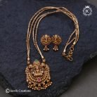 982 Matte Finish Budget friensly Double line necklace- JCNL982 -375 (5)