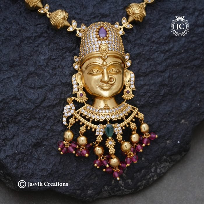 986 Traditonal Exclusive Big Size Andal Necklace - JCNL986 -899 (8)