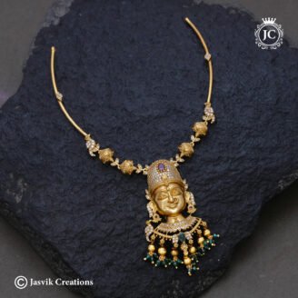 987 Traditonal Exclusive Big Size Andal Necklace -jcnl987 -899 (8)