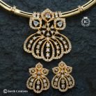 992 Micro Gold plated Kante Necklace -JCNL992- 650 (2)