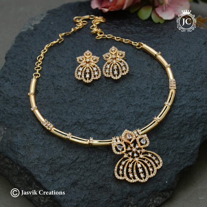 992 Micro Gold plated Kante Necklace -JCNL992- 650 (3) 992 Micro Gold plated Kante Necklace -JCNL992- 650 (3)