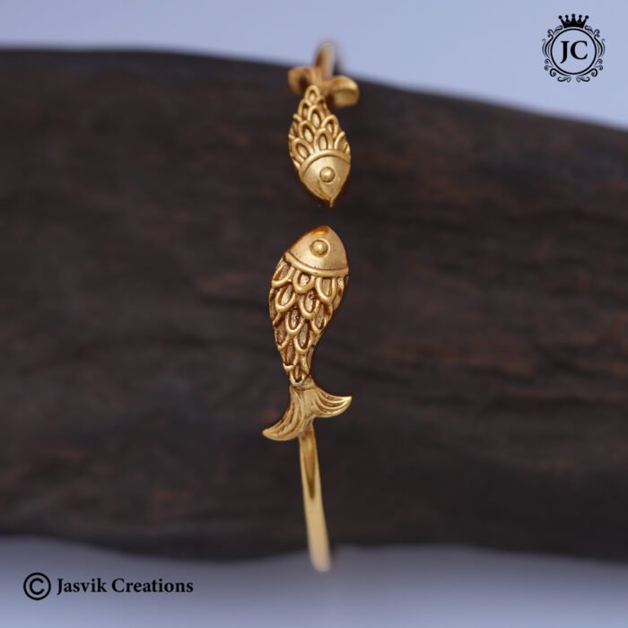 Antique Fish Kada Bangle- JCBT207 -350 (2)